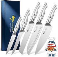 MAD SHARK Stainless Steel Knife Set 5PC